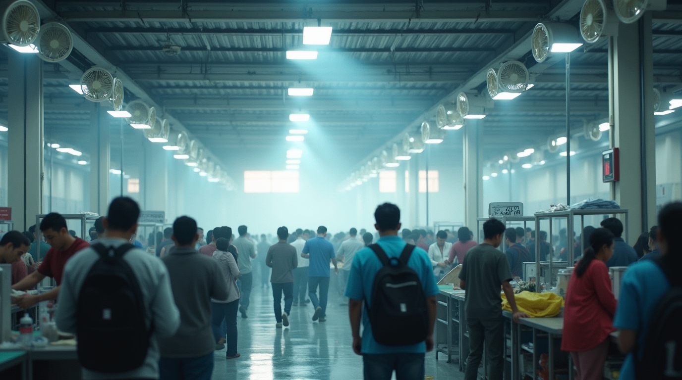 استفاده از اگزاست فن در جمعیت پرازدحام